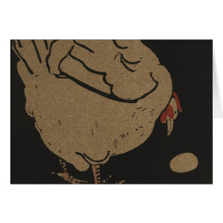 Cartão Galinha e Ovo