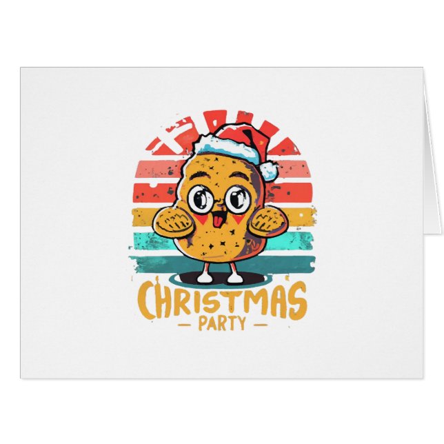 Cartão Galinha-nugget (Frente horizontal)