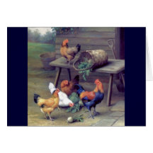 Galinhas da cesta do nabo do galo