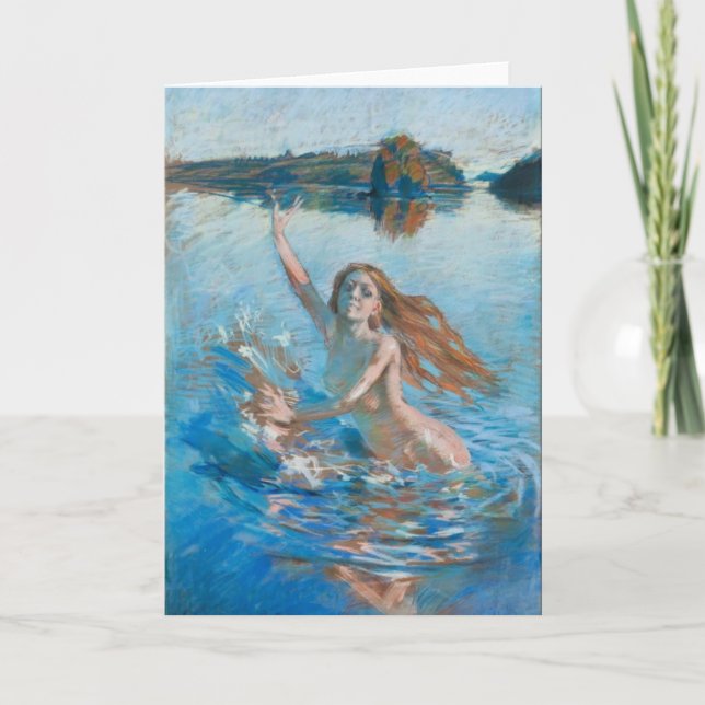 Cartão Gallen-Kallela’s Aino greeting card (Frente)