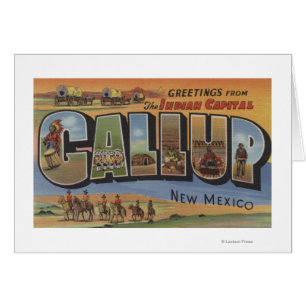 Cartão Gallup, New mexico - grandes cenas 2 da letra