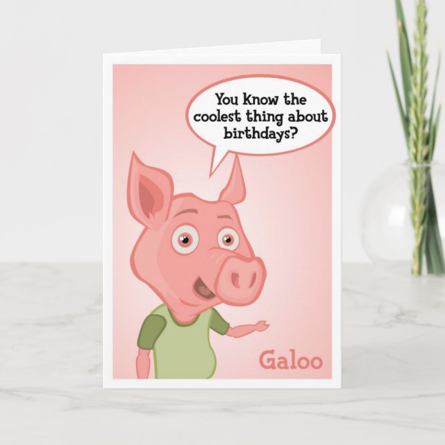 Cartão Galoo Birthday Card (Frente)
