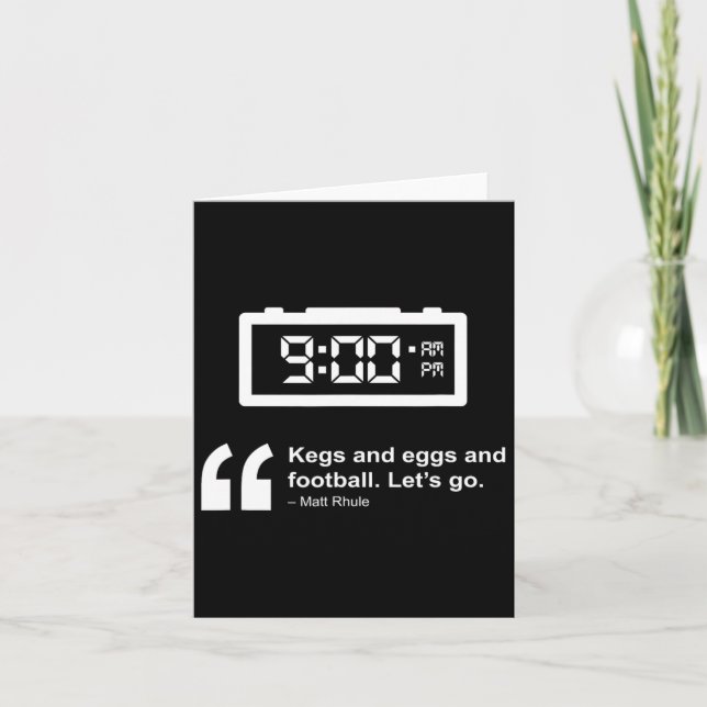 Cartão Galos E Ovos E Futebol (Frente)