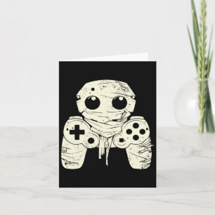 Cartão Gam de Halloween da Controladora de Jogos Mummy Sp