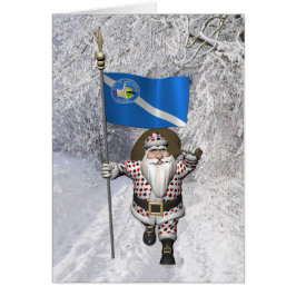 Cartão Gambler Papai Noel Com Alferes De Las Vegas