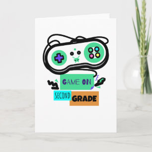 Cartão Game on Second Grade - First Day of 2nd Grade Back