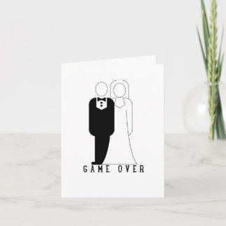 Cartão Game Over - design por solicitação
