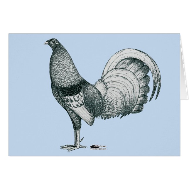 Cartão Gamecock Crele ou Dom (Frente horizontal)