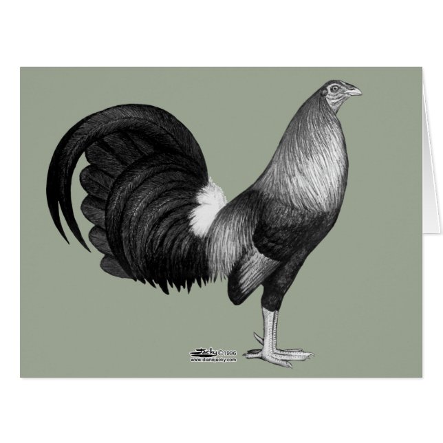 Cartão Gamecock Red Hatch (Frente horizontal)