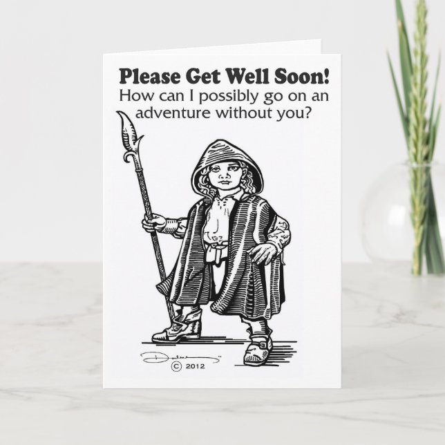 Cartão Gamer Get Well Card (Frente)