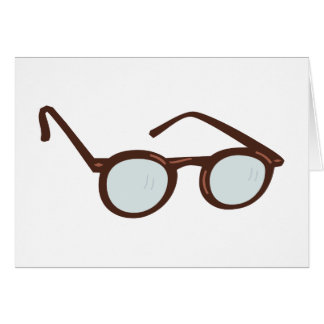 Cartão Gancho eyeglasses glasses