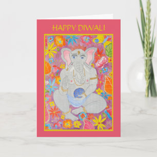 Cartão Ganesh Diwali Greeting Card