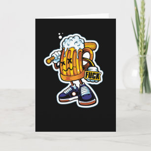 Cartão Gangsta Beer