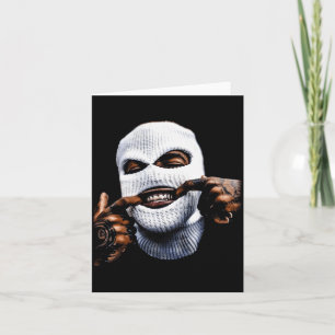 Cartão Gangster Engraçado Gangsta Hip Hop Hiphop Dentes d