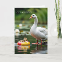 Ganso Branco de Aniversário da mãe com Ovina