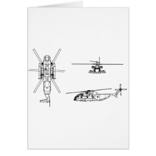 Cartão Garanhão do mar CH-53
