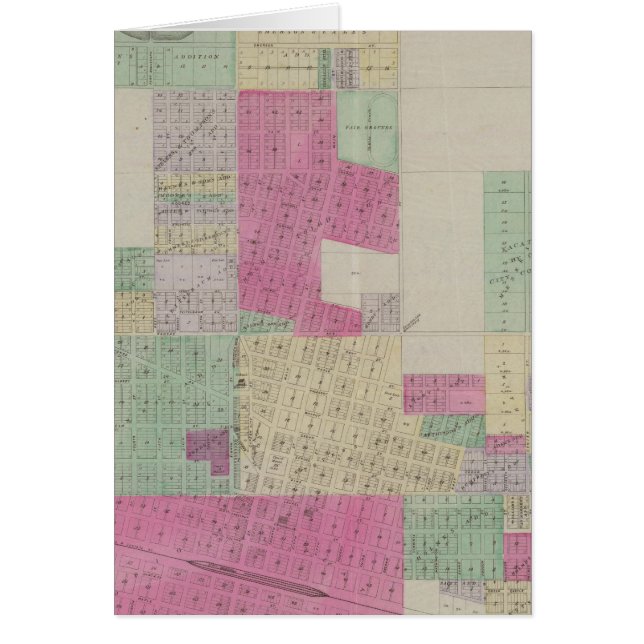 Cartão Garden City, Condado de Finney, Kansas (Frente)