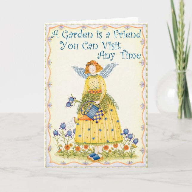 Cartão Garden Friend - Greeting Card (Frente)