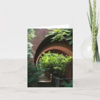 Cartão Garden path blank notecard