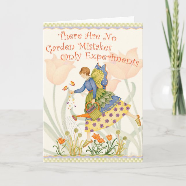 Cartão Gardening Experiments - Greeting Card (Frente)