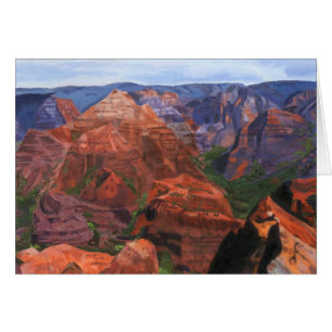 Cartão Garganta Havaí de Waimea