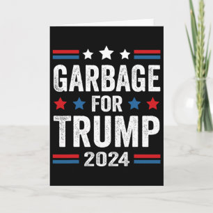 Cartão Garge para Trump 2024 Apoiador de Trump
