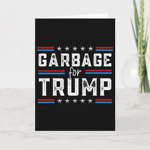 Cartão Garge Para Trump 2024 Não Somos Garge Vote Trump 1