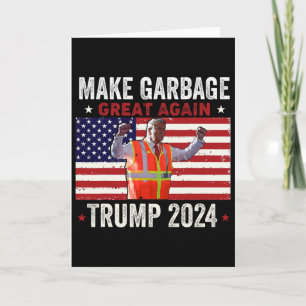 Cartão Garge para Trump Faça o Garge Americano Grande Nov