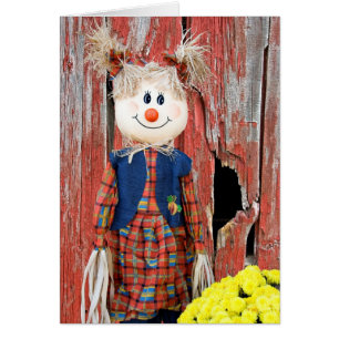 Cartão Garota assustadora