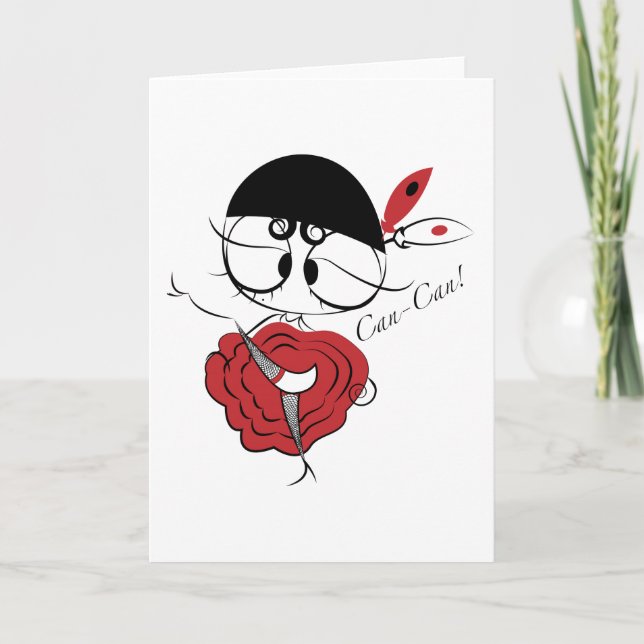 Cartão Garota latina (Frente)