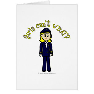 Cartão Garota-piloto