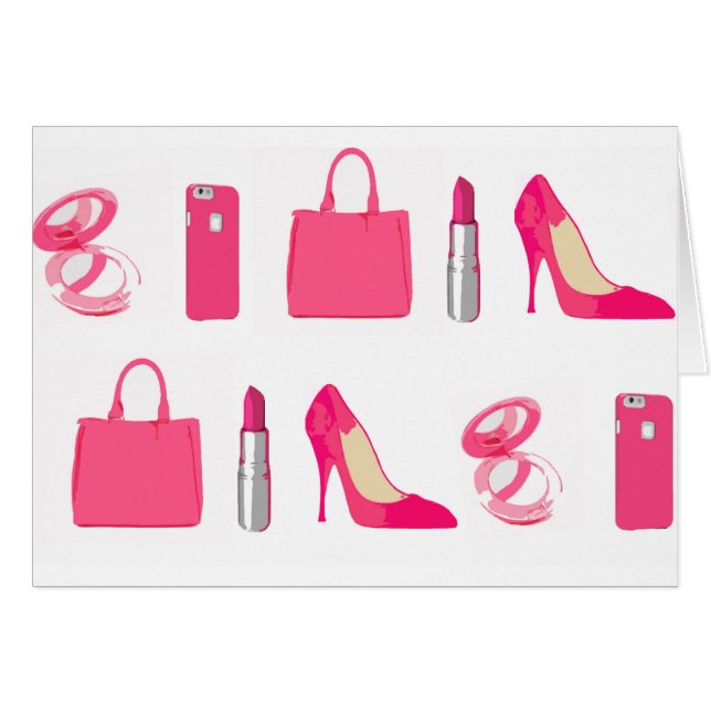 Cartão Garotas design (Frente Horizontal)