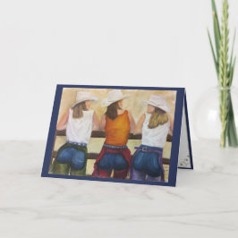 CARTÃO GAROTAS DO OESTE QUEREM SE DIVERTIR ..