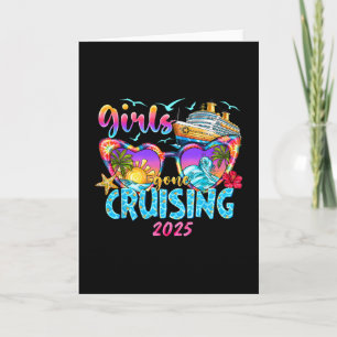 Cartão Garotas em Cruzeiros 2025 Viagem de Férias de Cruz