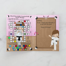 Garotas maravilhosas Karate Mensagem Secreta Feliz