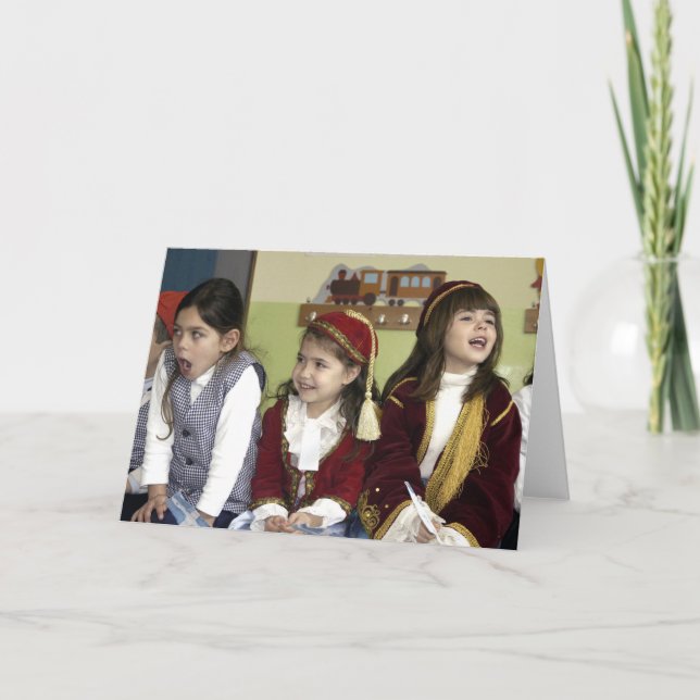 Cartão Garotas Rindo (Frente)