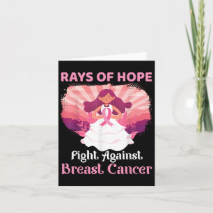 Cartão Garotas Rosa Combatem Contra O Cancer