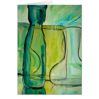 Cartão Garrafas