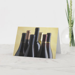 Cartão Garrafas de vinho
