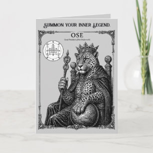 Cartão Garras de Ose da Ars Goetia