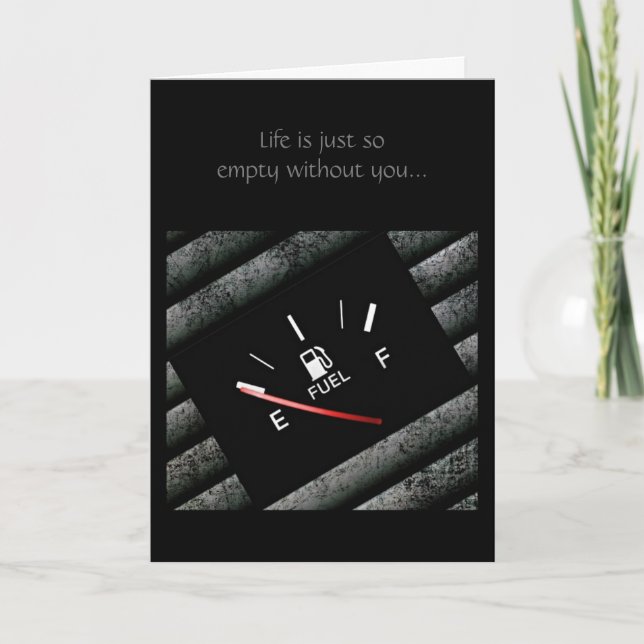 Cartão Gas Gauge Indicator (Frente)