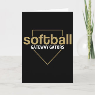 Cartão Gateway Gators Softll Home Plate 