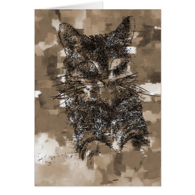 Cartão Gatinho (Frente)