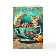 Gatinho de Ação de Graças