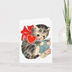 Cartão Gatinho Gatinho Gatinho Giro, Dia de os namorados,