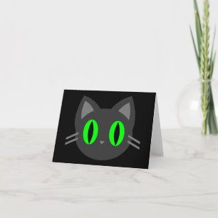 Cartão Gatinho Kawaii Halloween