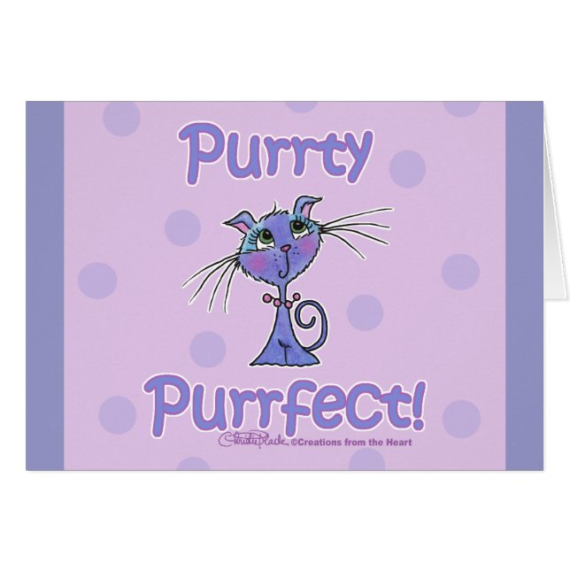 Cartão Gatinho Puro (Frente Horizontal)