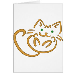 Cartão Gatinho Reprodutor