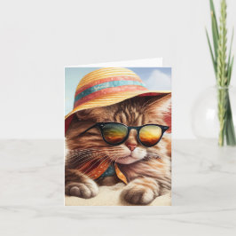 Cartão Gatinho Sunny