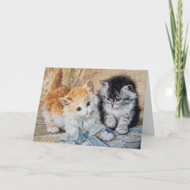 Cartão Gatinhos, 1893 (Frente)